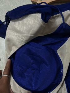 Elegant Blue Ethnic Gown