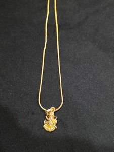 2K Gold Polish Spiritual Chain With Ganesha Locket