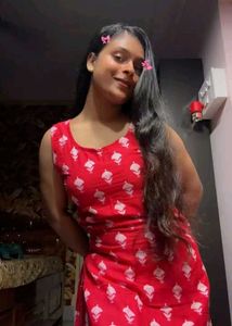 Red Printed Dress