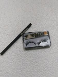Nude Eye Lashes And Kajal..