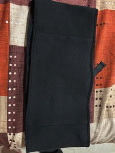 Black Lace-Up Corset Belt