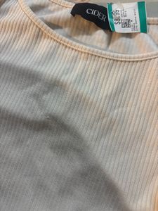 cider white full sleeve top