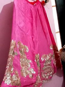 Heavy Gota Patti And Stone Work Sharara Suite