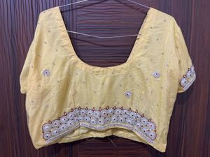 Yellow Embellished Dupatta