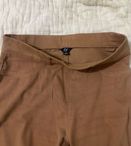 Brown Casual Pants