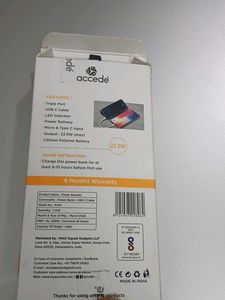 Accede Power Bank 10000 mAh
