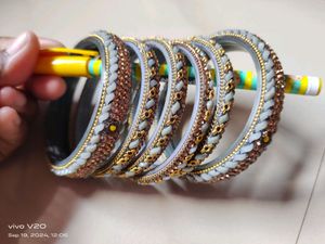 Beautiful 😻Grey Colour 🤍 Bangles 😘