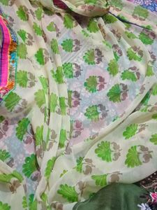 Saree Silk Green