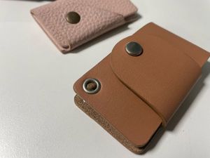 Leather Keychain Card Holders (Set of 3)