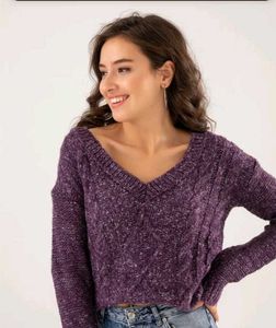 Branded Sweater Top