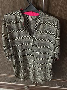 Patterned Tunic Top