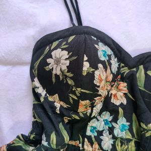 Floral Padded Dress