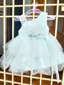 Skyish Barbie Frock..
