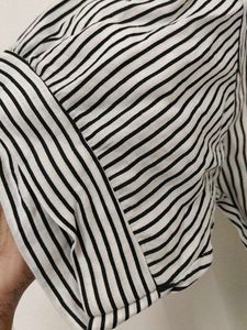Striped Button-Down Shirt