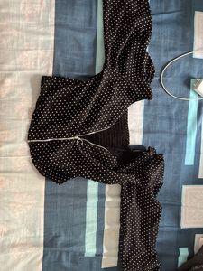 Polka Dot Long Sleeve Top