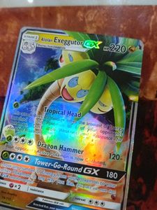 Alolan Exeggutor Gx Real Card