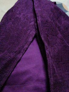 Purple Sleeveless Dress