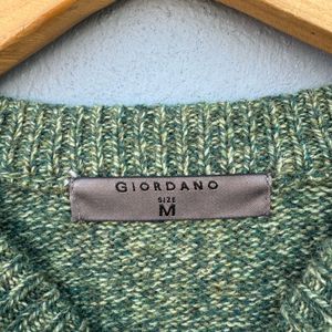 Green Wool Blend Sweater
