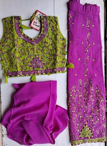 Multicolour Beautiful Heavy Lehenga (11-12years)