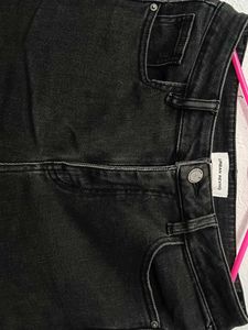 Urban Outfitters Washed Black Flare Jeans