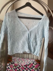 Light Blue Cardigan