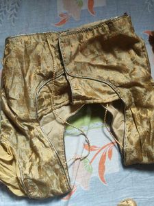 Red Embroidered Lehenga Choli half saree