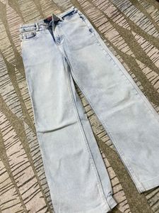 Light Wash Wide Leg Jeans