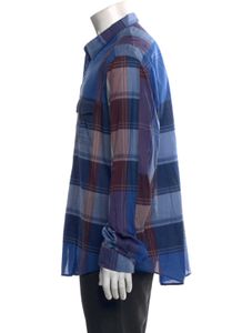 Plaid Print Long Sleeves Shirts