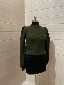 NEXT IMPORTED Green Turtleneck Sweater