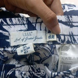 Tropical Print Pants