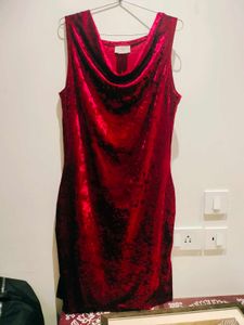 Red Velvet Dress