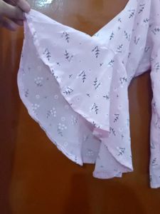 Pink Flowy Top