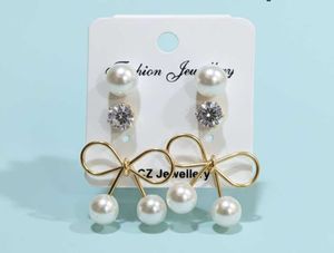 Pearl Earring Set