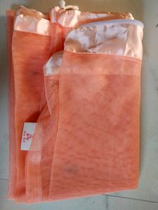 Peach Tulle Fabric