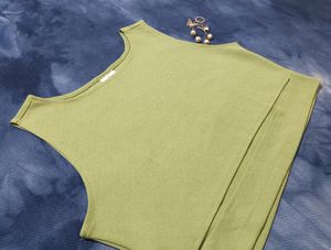 Green Crop Top