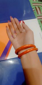 marwadi chudi in orange colour