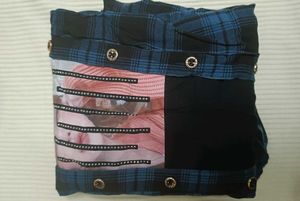 Navy Blue Shirt Top