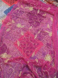Sequence Hand Work Dupatta