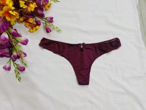 🔥💫Hot Look Maroon Lace Thong