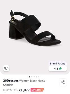 Black Ankle Strap Heels