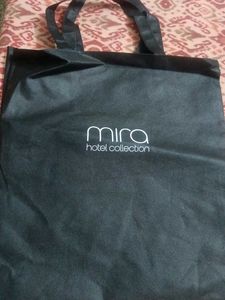 Black Mira Hotel Tote Bag
