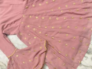 Pink Embroidered Shara Suit New