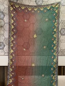 Embroidered Saree with Blouse