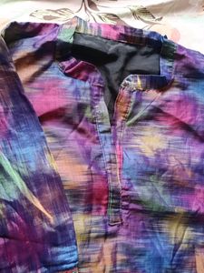 Multicolor State Kurti Home Stitch