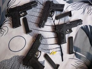 Pack Of 4 Toy Gun With Free Bullets