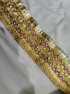 Gold &amp; Pearl Embellishment Trim