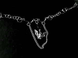 'Bat Goth' Pinterest Necklace