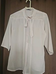 Formal Shirt With Tie Up Detail