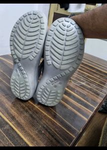 Comfortable Grey Crocs Sandals