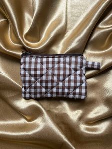 Gingham Quilted Purse